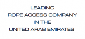 Leading rope access company in Dubai