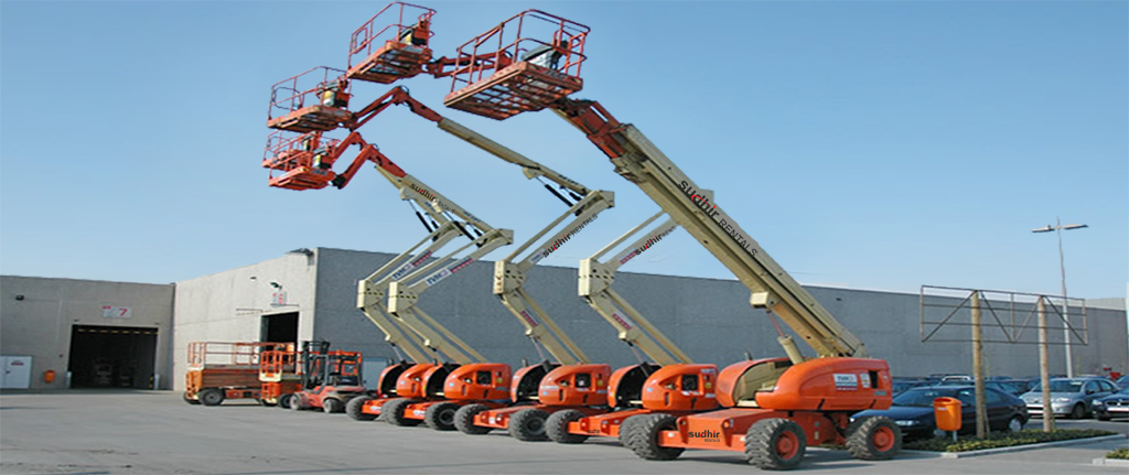 Boom lifts rental company in dubai