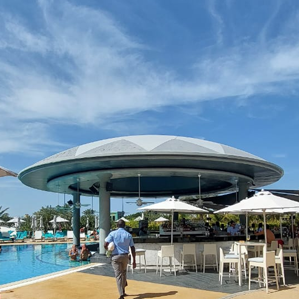 Dome Paint services Le Royal Meridien Dubai Marina