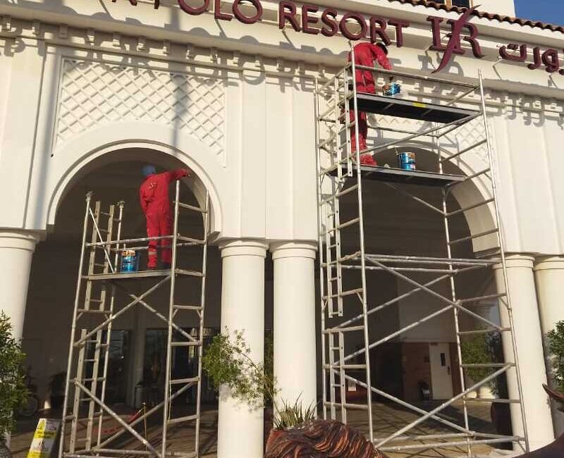 Internal Paint Work | Al Habtoor Polo Resort