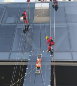 Removal & Installation of glass| Cheddar Cheese Tower Dubai