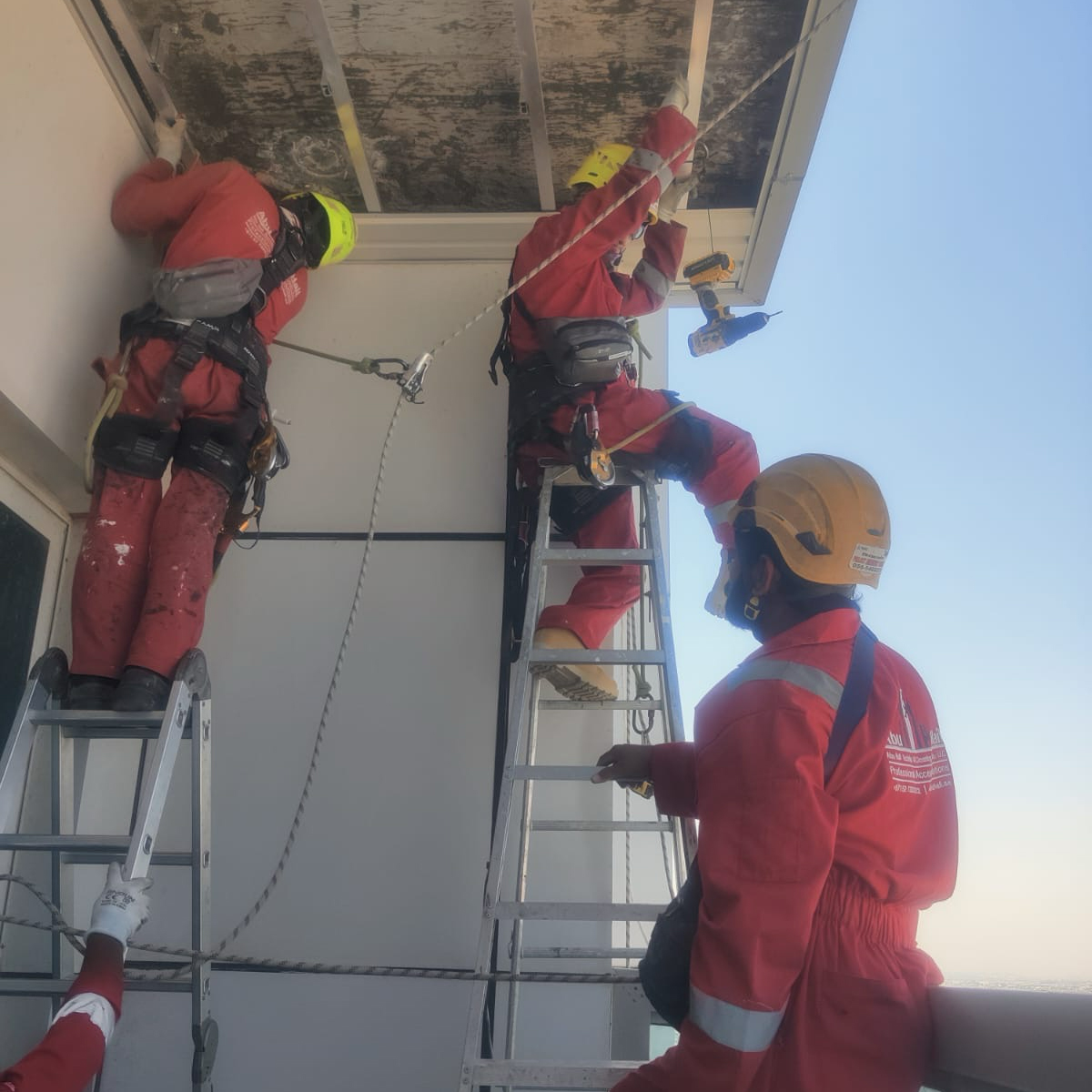 Facade cladding repair | Ajman 4 Building, Ajman